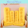 Wealth Gold Bar Plush With Soft Short Plush For Office And Bed Decor