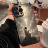 Jesus Cross Painted Anti-Shock Phone Case For iPhone 16 15 14 11 12 13 Pro Max Mini 7 8 16 Plus X XR XS Max Silicone Soft Cover