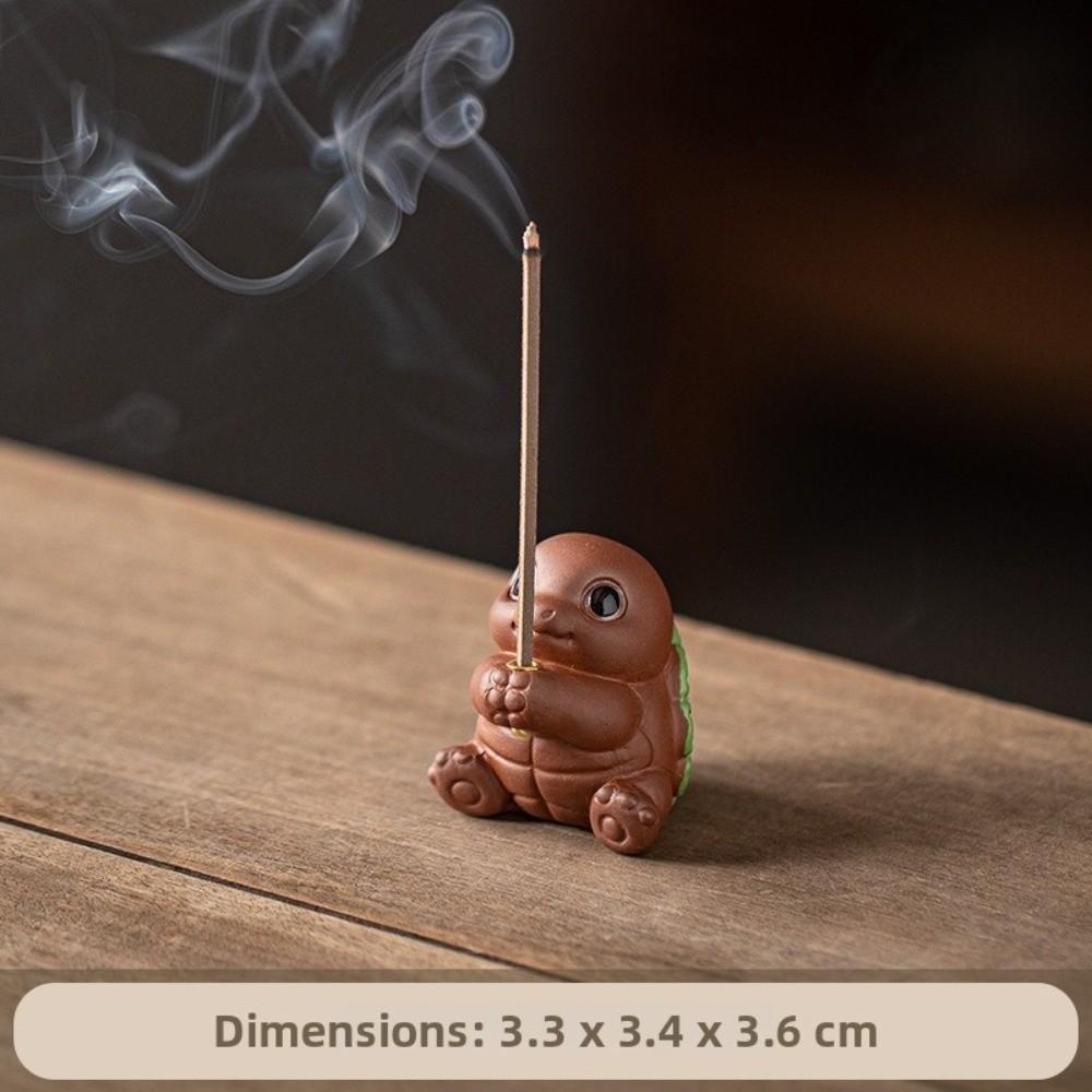 Zen Chinese Style Animal Lotus Incense Burner Frog Turtle Crab Incense Stick Burner Relaxation