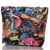 Colorful Graffiti Beach Bag with Zipper