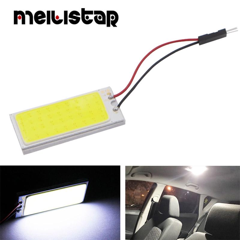 Buy 1 Pcs Car Led White 8W COB 36 Chip LED Car Interior Light Car Panel