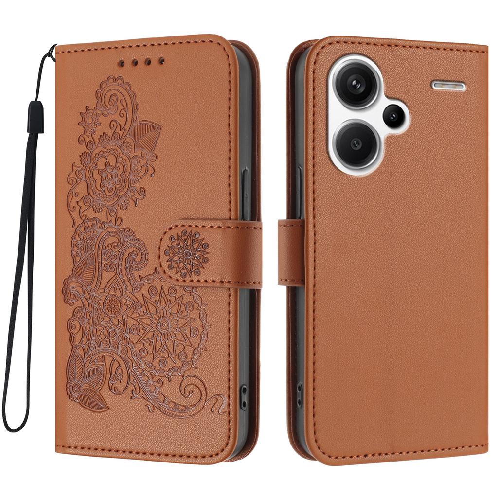 Pentru Xiaomi Redmi Note 13 Pro+ 5G Huse de Telefon Mandala Floare Piele Portofel Husă Mobilă cu Curea