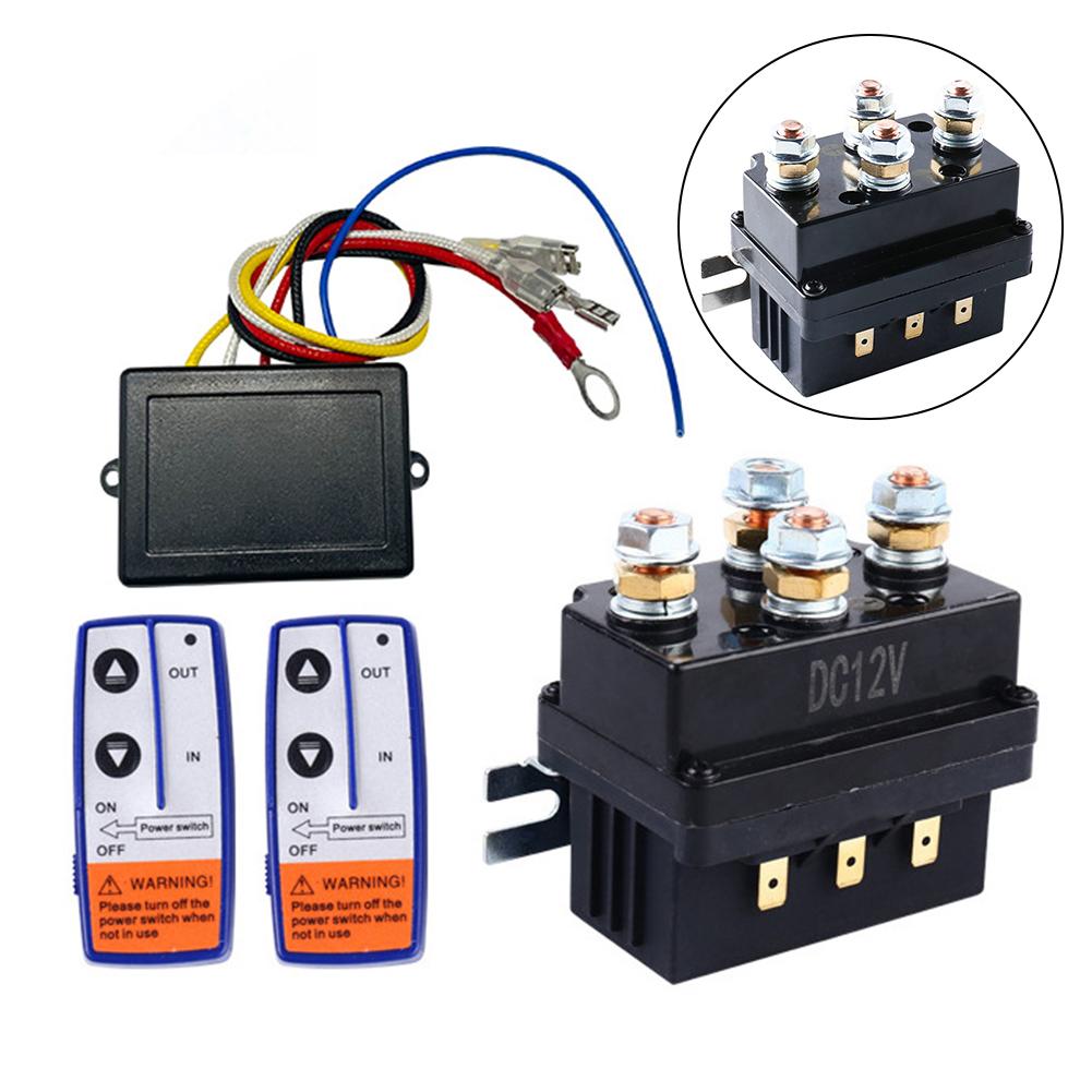 Winching Applications 12V Winch Relay 500A Winch Relay Controller Easy Installation Relay Practical Winch Relay