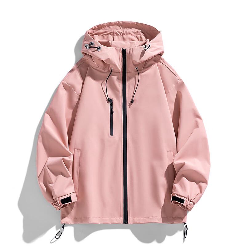 Unisex Casual Hooded Windbreaker Jacket