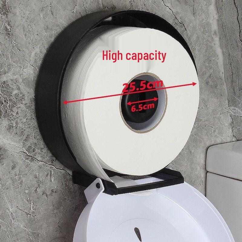Wall-Mounted Waterproof Large Roll Toilet Paper Dispenser