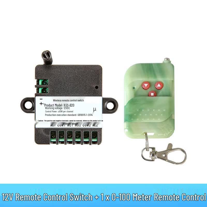 DC Motor Wireless Remote Control Switch Kit
