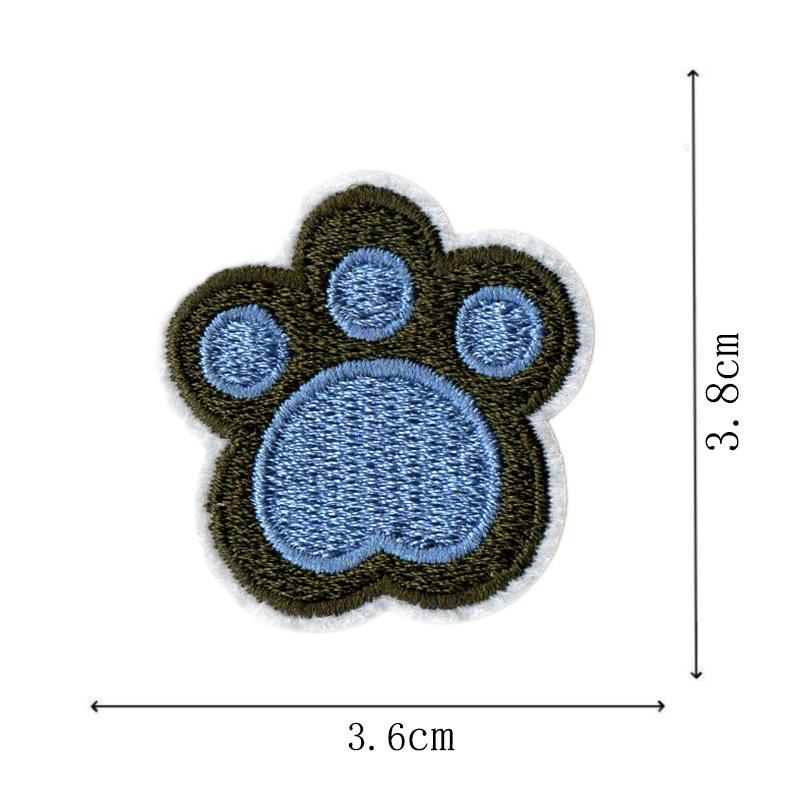 

Разноцветная вышитая нашивка «Медвежья лапа» для обуви, шляп, одежды и аксессуаров