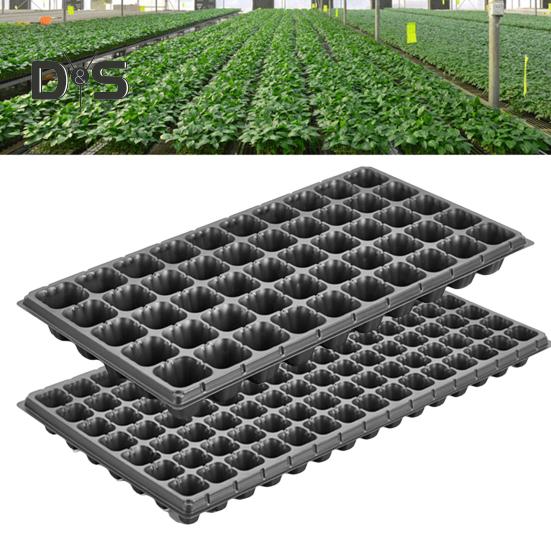 10 Stück Pflanzgefäße für Setzlinge, verdickte Samen, Starter, Keimung, Shuttle-Trageschale, runde Pflanzschale mit Drainagelöchern für