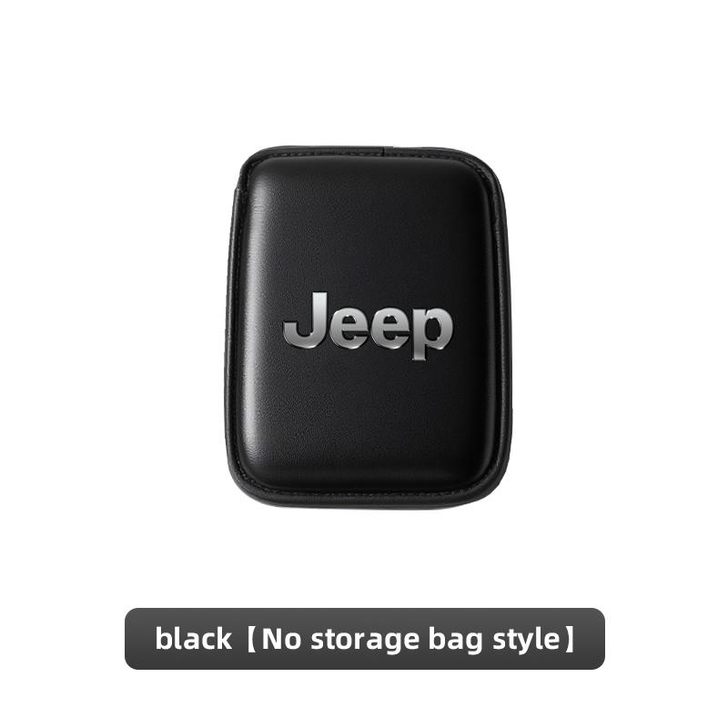 

Car Armrest Mat Center Console Leather Protection Cushion For Jeep Renegade Compass Grand Cherokee Wrangler jk Gladiator Patriot чорний
