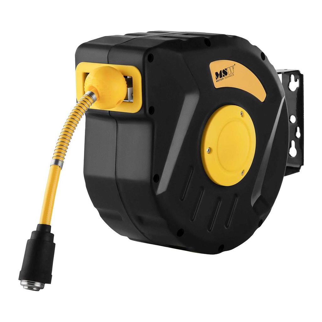 Automatyczny bęben ścienny z wężem pneumatycznym do kompresora, przyłącze 148221, długość 11 m