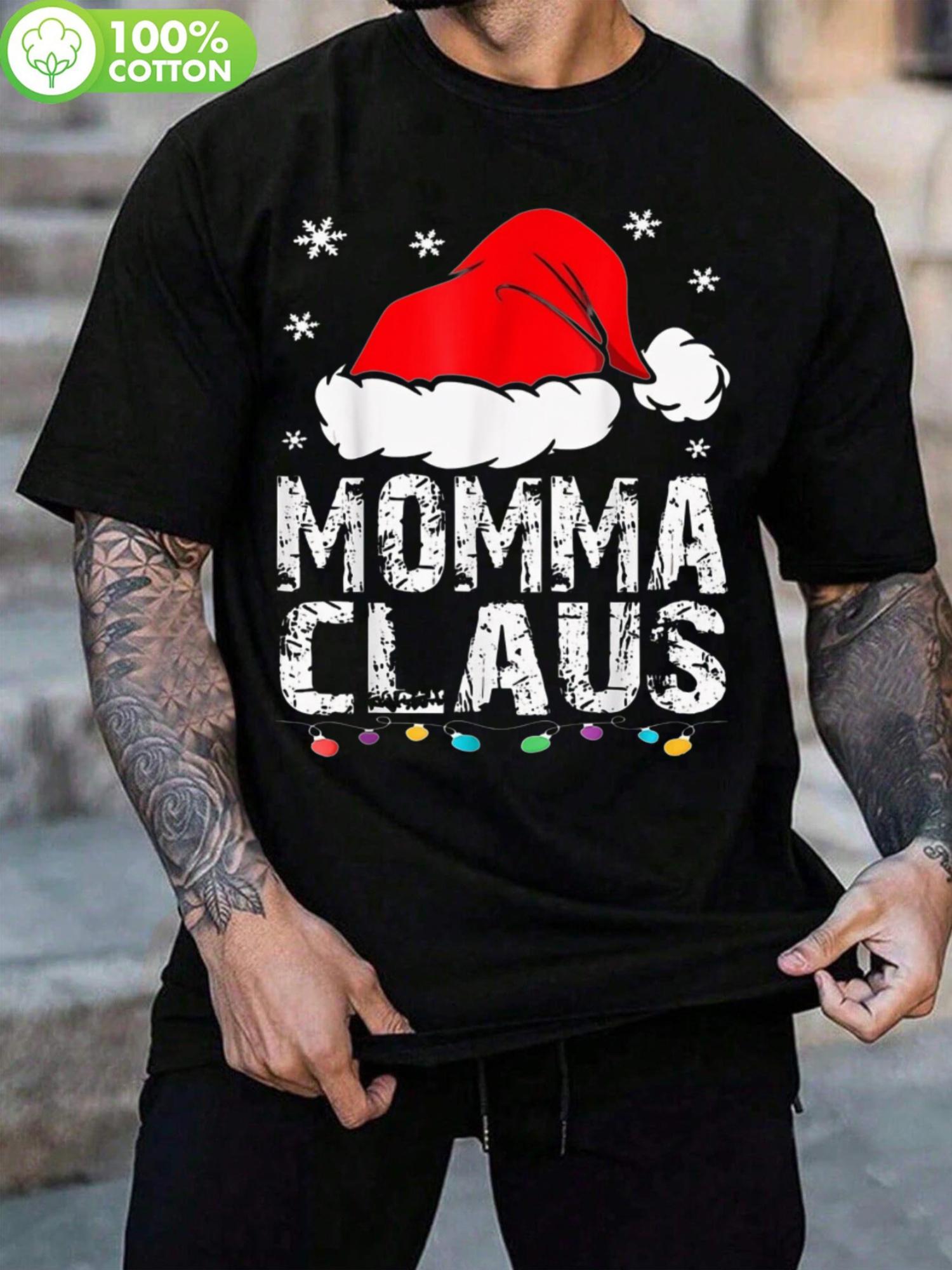 Momma Claus Festive Family Matching Christmas Pajama Shir... S