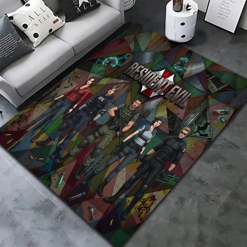 Resident Evil Carpet Rug For Living Room Bedroom Home Sofa Decoration Kids Play Nonslip Floor Mat