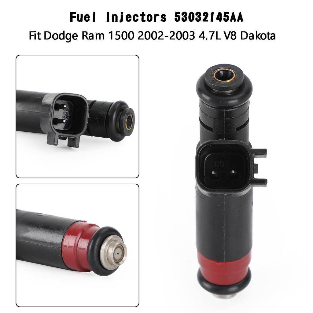 1PCS Fuel Injectors 53032145AA Fit Dodge Ram 1500 2002-2003 4.7L V8 Dakota