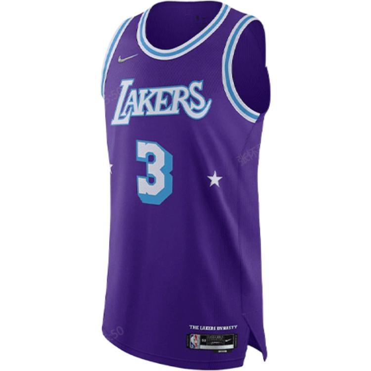 Nike NBA Anthony Davis Los Angeles Lakers 2022/23 City Edition Jersey #3 Men s DB3635-505 S
