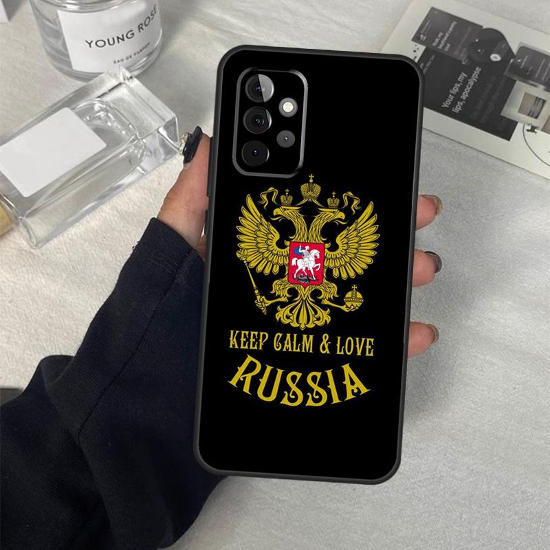 Russian Empire Coat of Arms Phone Case For Samsung Galaxy A34 A54 A14 A13 A23 A33 A53 A73 A52 A42 A32 A22 A12 A51 A71