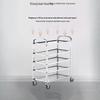 Commercial 5-Tier Kitchen Serving Trolley