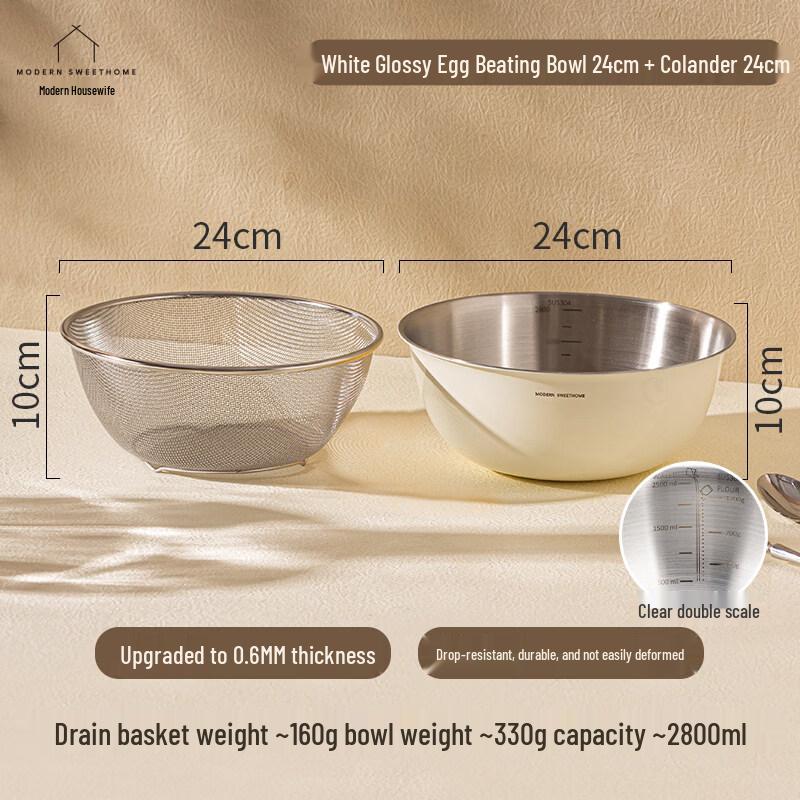 ZISIZ Food Grade Stainless Steel Basin