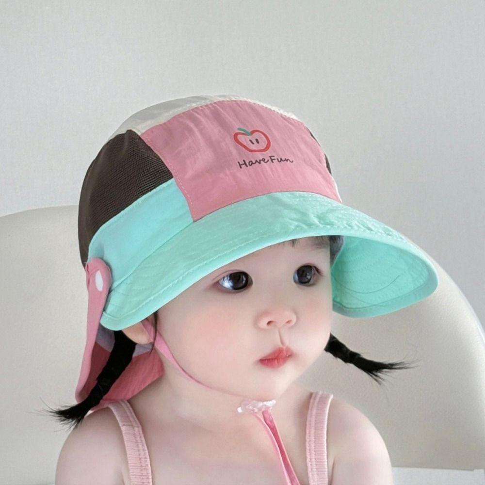 Summer Sun Cap UV Protection Beach Hat Fashion Kids Bucket Hat  Infant