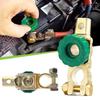 Heavy-Duty Brass Battery Disconnect Switch,17MM Negative Terminal Quick Cut-off Isolator Knob Anti-Leakage for 12V 24V Vehicles
