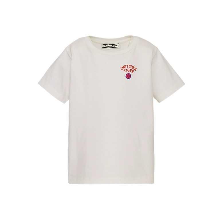 Onitsuka Tiger Kids T Shirts Crew Neck Moderate 2184A281-100 110