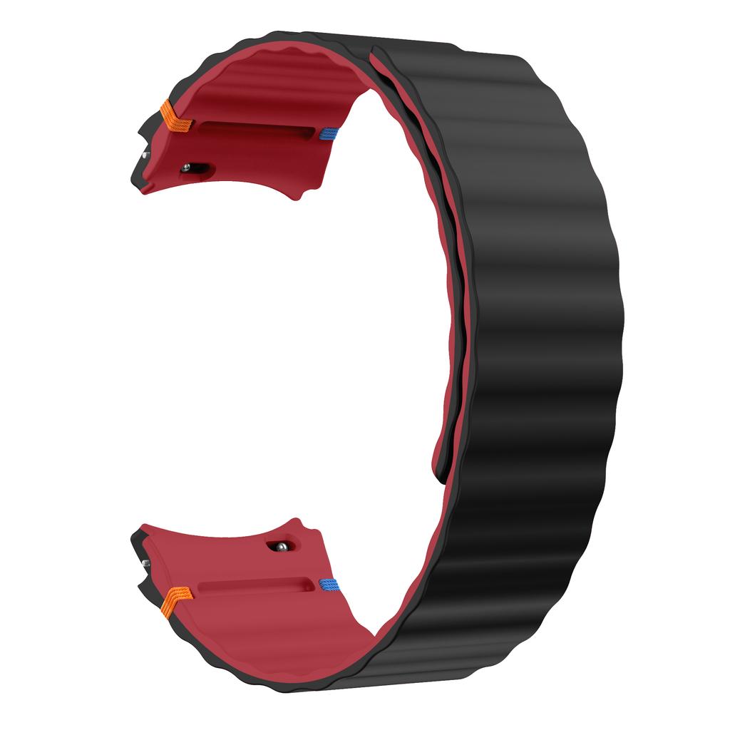 No Gaps Silicone Magnetic Band for Samsung Galaxy Watch 7/FE/6/5/4/Classic 40mm 44mm 5Pro Sport Bracelet for Galaxy Watch 6 4 Classic 43/47mm