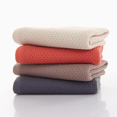 Pure Cotton Honeycomb Waffle Weave Square Towel - Absorbent, Breathable, and Ideal for Gifts.