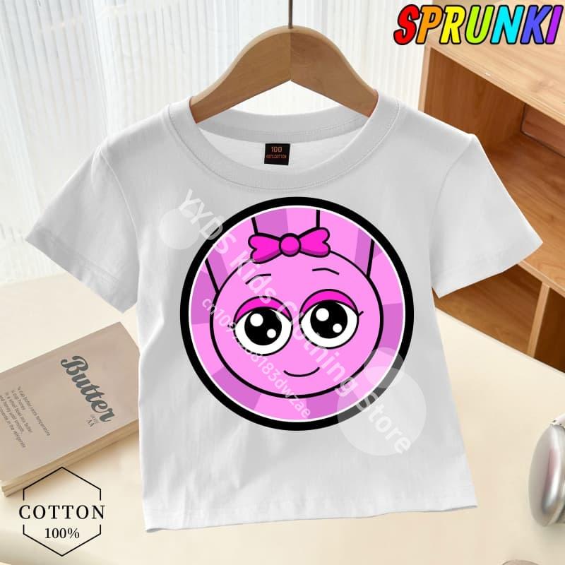 T-Shirts Kinder Sprunki T-Shirt Kinder Horrorspiel Incredibox T-Shirt Baby Mädchen Kurzarm T-Shirts Jungen Kleidung Cartoon Oberteile