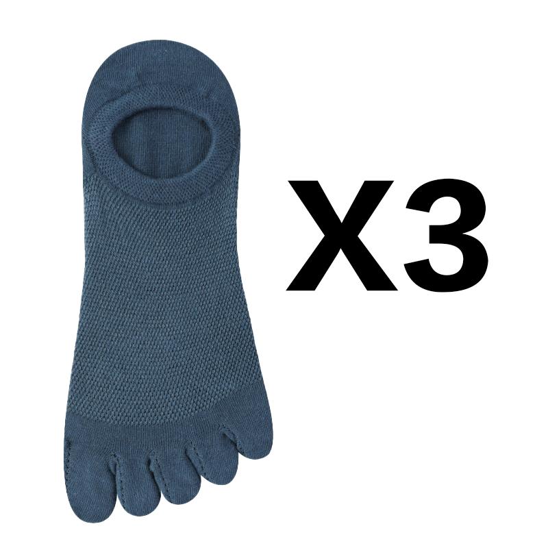 3 Paar/Los Zehensocken Crew Herren und Damen Atmungsaktive Baumwolle Sport Laufen Knöchel Baumwolle Kurz Fünf-Finger-Socken