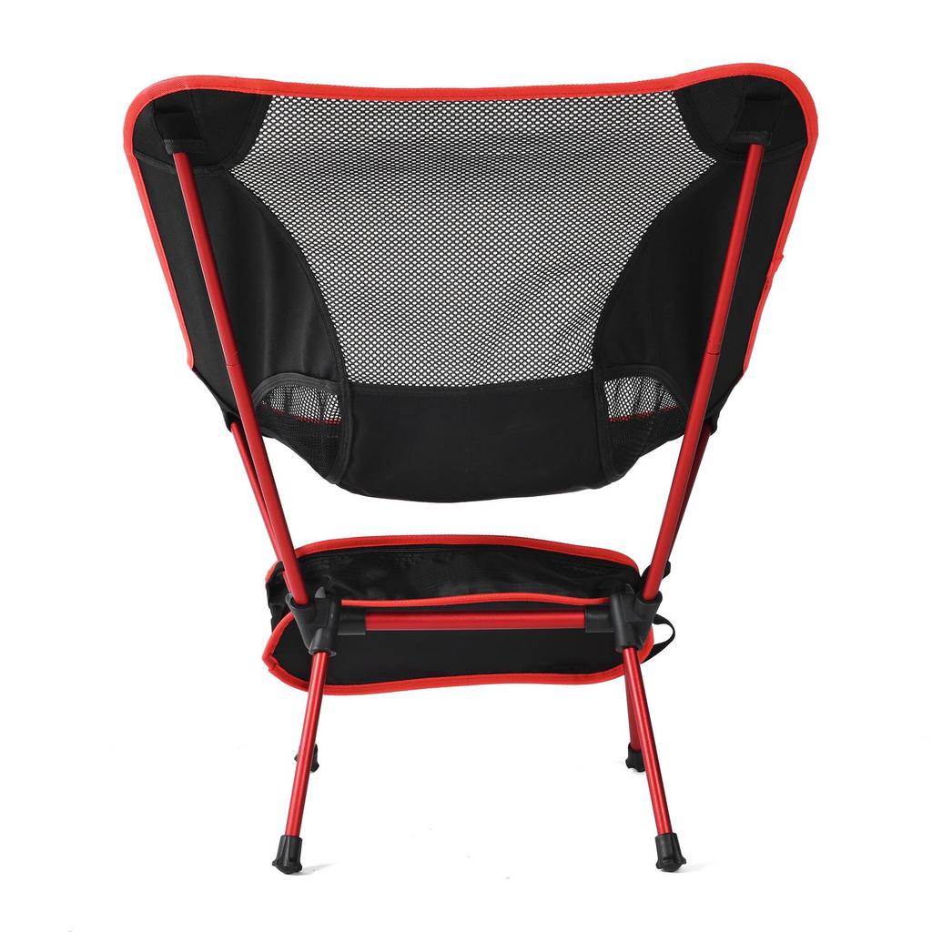 Ultralight Aluminum Moon Chair: Portable Folding Outdoor Camping Chair with Backrest