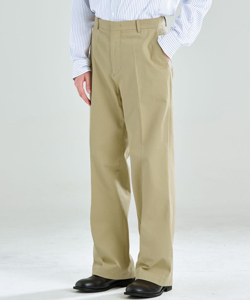 ZPLISH Wide Fit Chino Pants Beige