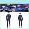 Stylish Isagi Yoichi Training Uniform Blue Lock Jumpsuit Costume For Cospaly
