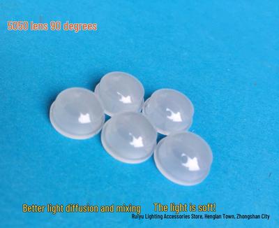 Waterproof 11mm Milky White LED Traffic Signal Lens with High Brightness 5050 Beads