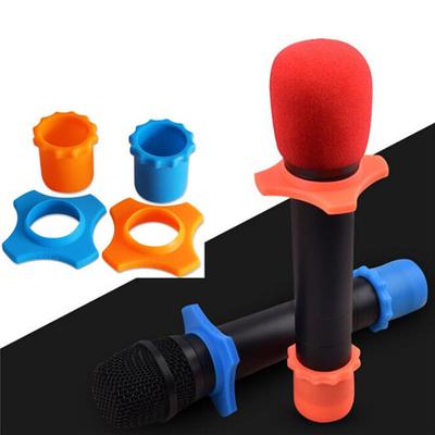 Anti-Rolling Microphone Protection Ring Wireless Slip Holder Protective Cover