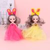 New 17cm Rabbit Ear Activity Joint Mini Small Size Doll