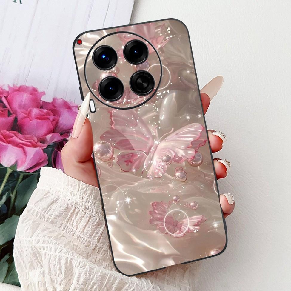 Black For Tecno Camon 30 CL6 CL6k Phone Case For Techno Camon 30 5G CL7 Cover Luxury Fashion Funny Cute Funny Painted Soft TPU