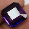 5.85 Ct Natural PURPLE Tanzanite SQUARE Cut    Rare Loose Gemstone