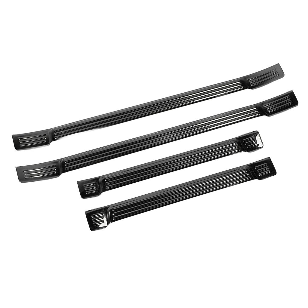 4pcs Door Sill Protector Scratch Stainless Steel Door Sill Scuff Plate Trim Sticker Strips for 2024