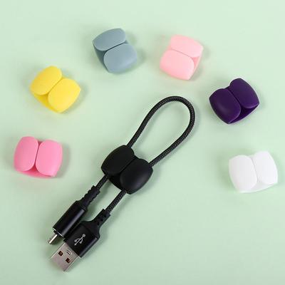 5pcs Cable Management Cable Organizer Arrangement Buckle Cord Clip Wire Winder  Earphone