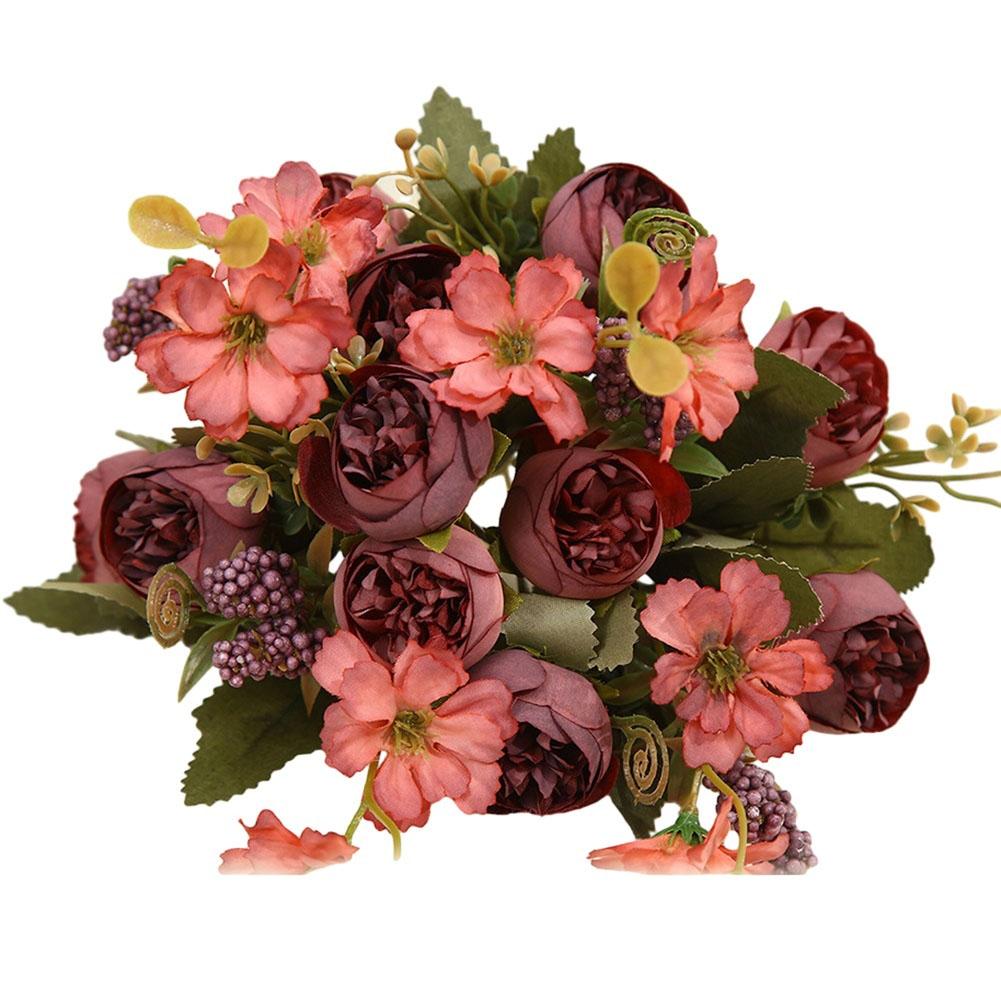 Rose Flower Rose Fake Flower Simulated Bouquet High Quality