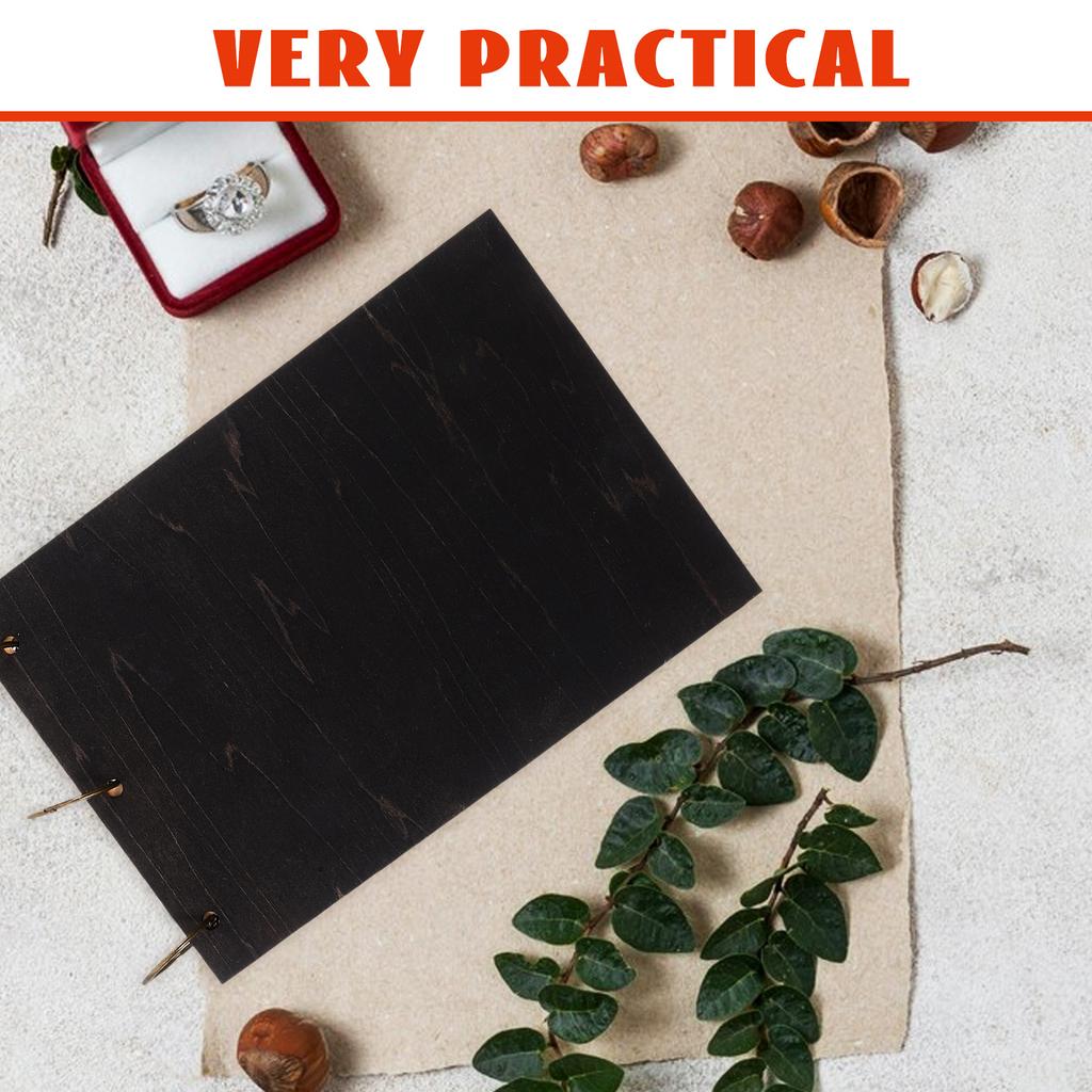 Wedding Guest Book Vintage Wooden Rustic Sign In Book For Couples Wedding Reception Party Scrapbook Guestbook Keepsake