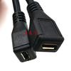 30cm Micro USB Female To Female Extension Adapter Cable