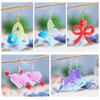 Multishapes Keychain Moulds Resin Mold Pendant Molds Silicone Material for DIY Pendant Crafts and Jewelry Hand Making