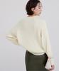 Yours Wool Blend High Neck Knit BCXN1568 Medium Green Women's