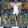 Blue Moon Smith Waterproof Gold-Foil Tarot Cards 12*7cm - Divination Deck with Metallic Finish, Mystic Design 78 Pcs Cards