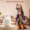 SOICARE Elegant Ceramic Diffuser for Essential Oils with Solid Wood Base,Stone Aromatherapy Essential Oil Diffusers for Home Office Room Decor Gift