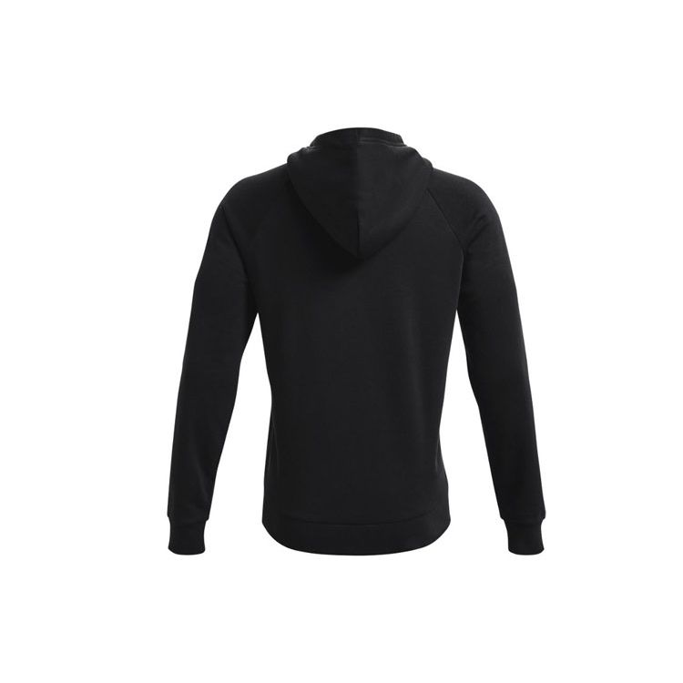 Under Armour Rival Logo Printed Fleece Hoodie Men Hoodies Black 1366363-001