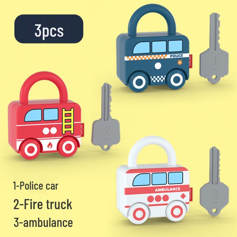 Children's Key Matching Puzzle Toy: Early Education Padlock & Life Skills Training