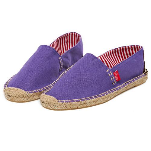 Drilleys Espadrille Slip-On Plum