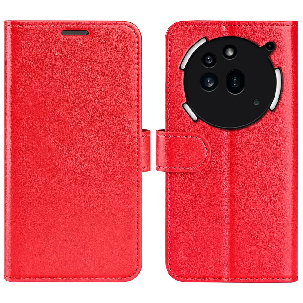 For Nothing Phone (3a) Pro Case Crazy Horse Texture Stand Leather Phone Cover
