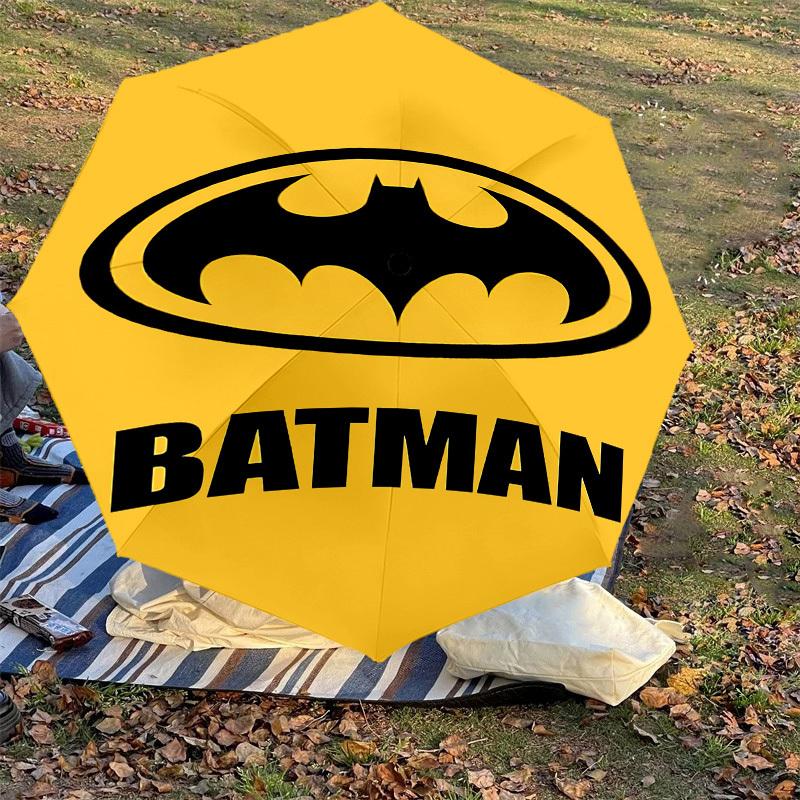 1PC Warner batman batman Automatic Open/Close Umbrella with Windproof, 86-Rib Sturdy Canopy, Durable Ribs1303A